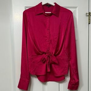 Ever After Satin Pink Women's Top